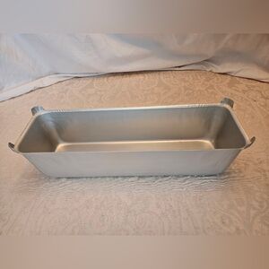 Vintage Wilton 502-1208 Giant Aluminum Loaf Pan, 16"x4"x4" Inverted Cooling Feet
